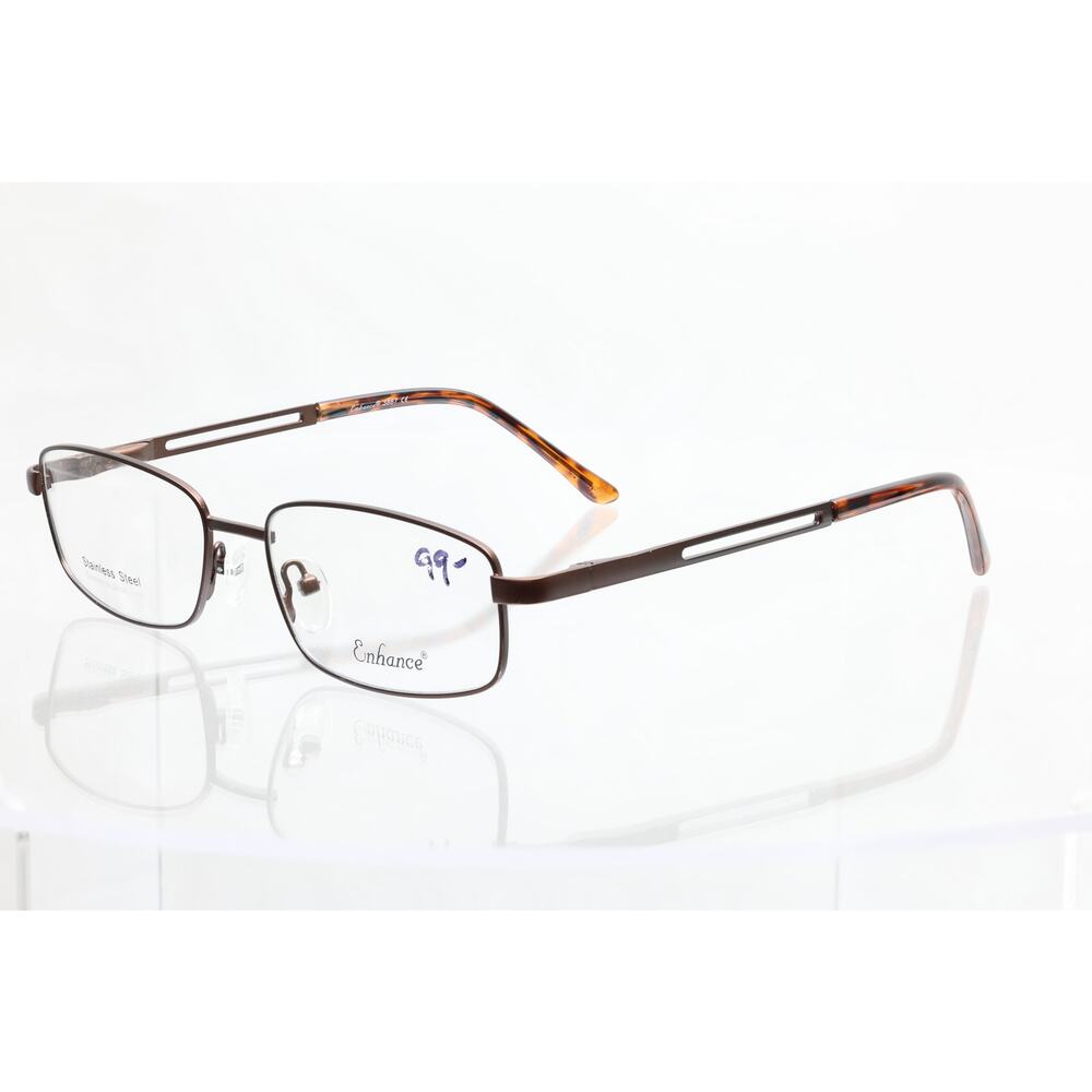 Enhance 3867 Matt Coffee 55-17-145mm Eyeglasses FRAMES ONLY - NEW CONDITION